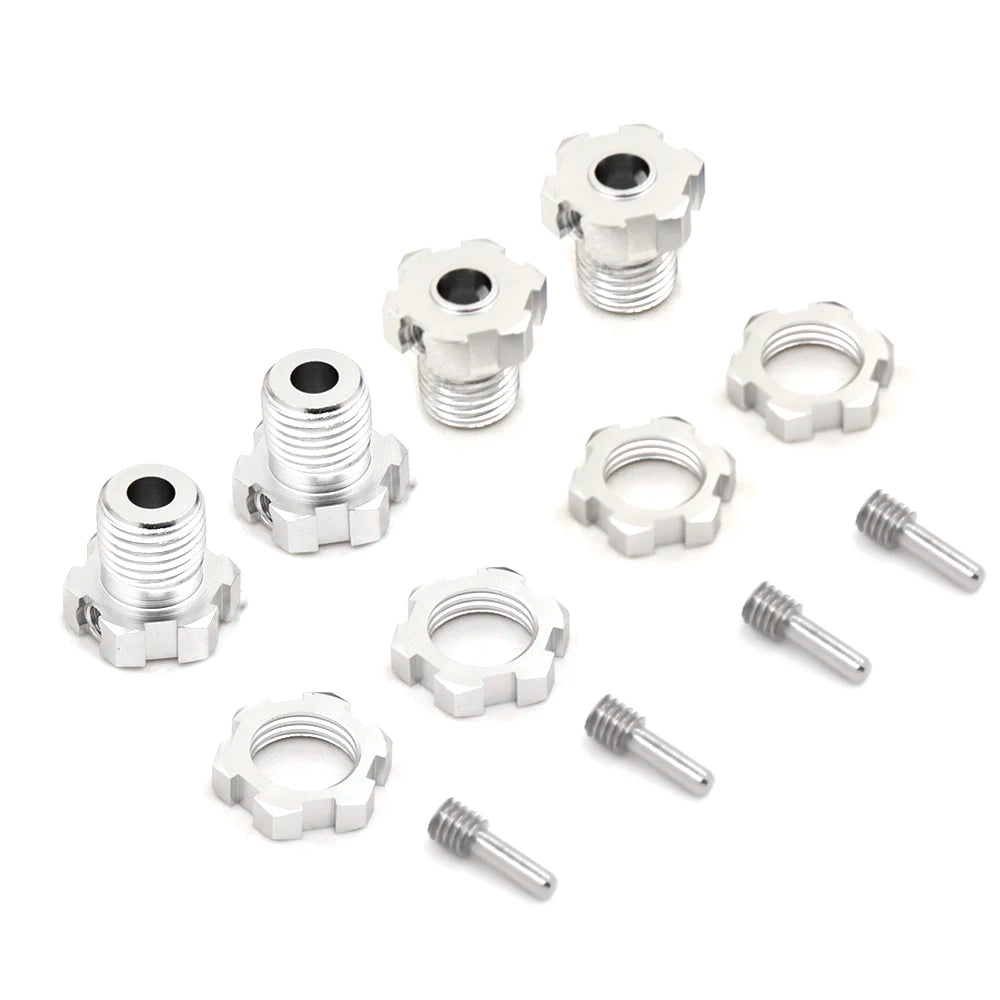 1 set 17mm Hex Nuts Splined Wheel Hubs  for traxxas E-REVO wheel hubs 5353X 1/10 E-MAXX Summit E-REVO REVO 3.3