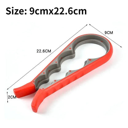 4in1 Jar Openers Can Bottle Opener Beer Wine Bottle Lid Poratble Outdoor Party Bar Tools Multi-functional Kitchen Accessories