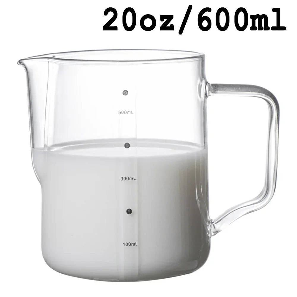 Coffee Latte Milk Frothing Jug Milk Frother Pitcher Stainless Steel Jug Espresso Barista Pitcher Milk Pot Coffee Accessories
