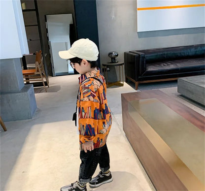 Boys Baby's Kids Blouse Coat Jacket Outwear Cotton 2024 Sweet Spring Autumn Shirts Outwear High Quality Children's Clothing