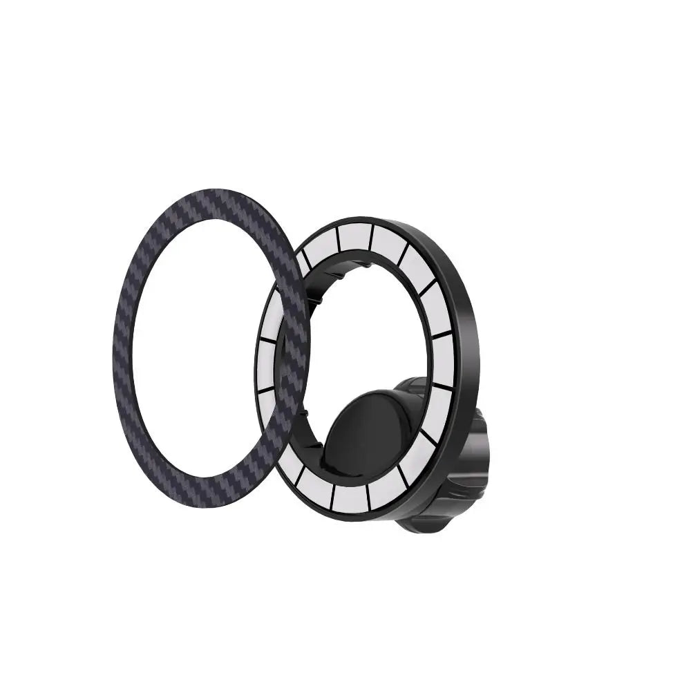 Magnetic Base Phone Holder Stabilize Rotatable Car Mobile Phone Stand Universal Smooth Surface Air Vent Clip Mount Stand