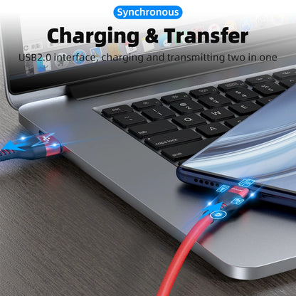 QGeeM 3A USB C Cable Type C Cable for Xiaomi OPPO Realme Poco Oneplus Redmi Phone Charger Fast Charge Charger USB Type C Cable