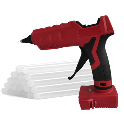 Cordless Hot Glue Gun Compatible with Milwaukee 18V Battery Use 11mm Glue Sticks DIY Repair Tool Christmas Gifts(tool only)