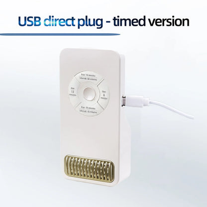 Rechargeable/Plug-In Pet Odor Eliminator,Efficient Litter Box Deodorizer, Timed Smart Air Purifier For Multiple Home Scenarios