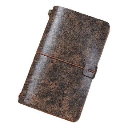 Business Portable Leather Notebook Stationery Hand Ledger Diary Book Exquisite Hardcover Notepad Office