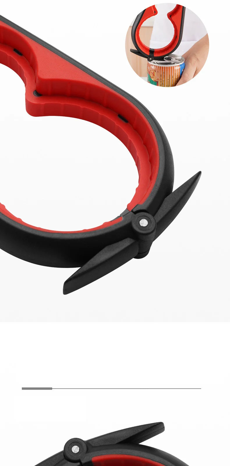 4in1 Jar Openers Can Bottle Opener Beer Wine Bottle Lid Poratble Outdoor Party Bar Tools Multi-functional Kitchen Accessories