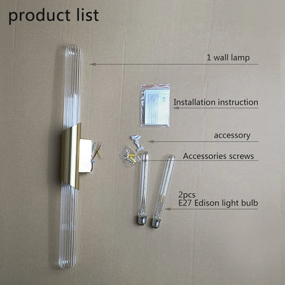 Nordic Luxury Wall Lamp E27 Bulb Is Used For Bedroom Mirror Stairs Bedside Wall Paintings Comfortable Lighting Decorative Lamps