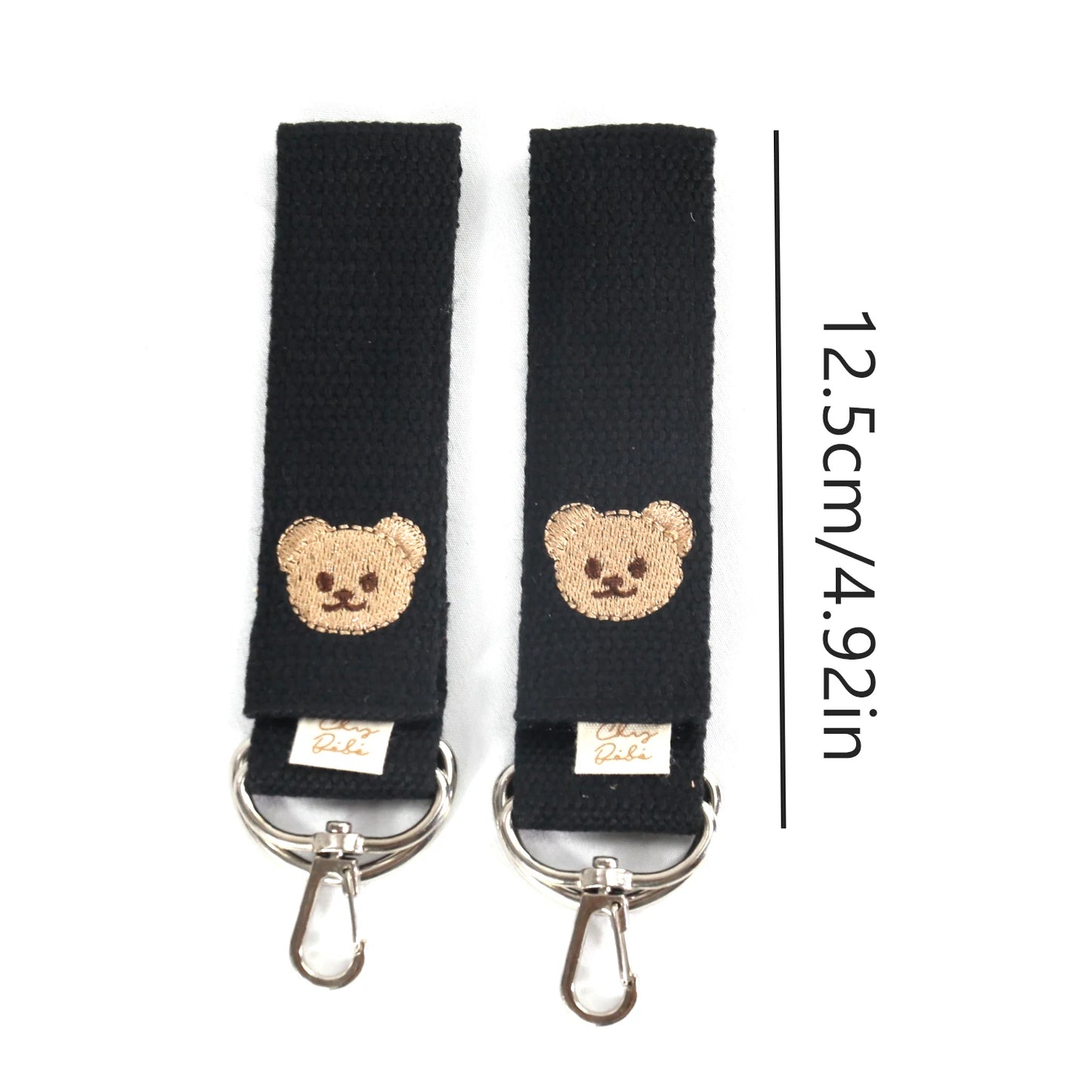 2 pieces of baby stroller hooks, baby stroller clips, diaper bags, scooter baby stroller accessories hooks cartoon bear
