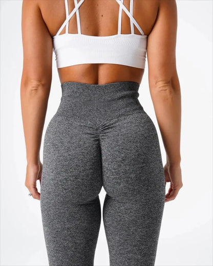 Speckled Scrunch Seamless Leggings Women Soft Workout Tights Fitness Outfits Yoga Pants Gym Wear