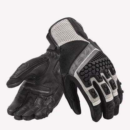 New REVIT Desert 3 PRO motorcycle riding gloves made of genuine leather, breathable, touch screen, and anti fall gloves