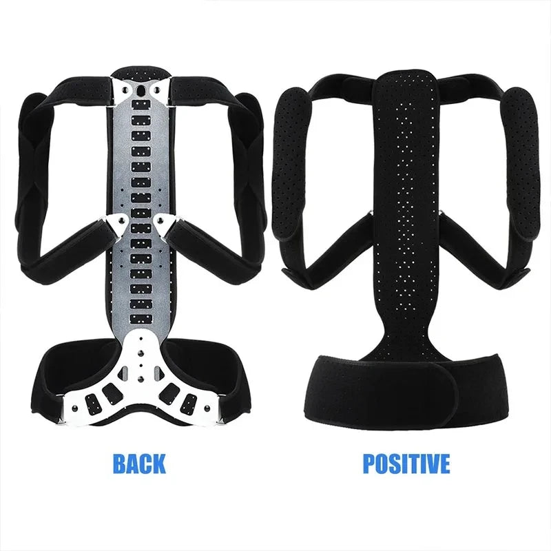 Adjustable Back Brace Posture Corrector Women Men Back Straightener Trainer for Scoliosis & Hunchback Correction, Spine Support