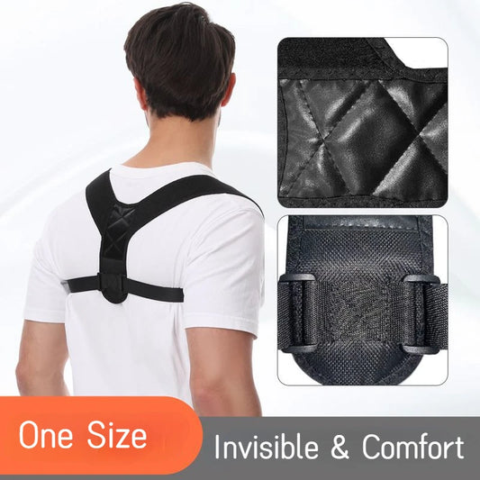 Men Women Back Posture Corrector Orthopedic Anti Camel Correction Belt Sitting Under Clothing Belt Adjustable for Children Kids