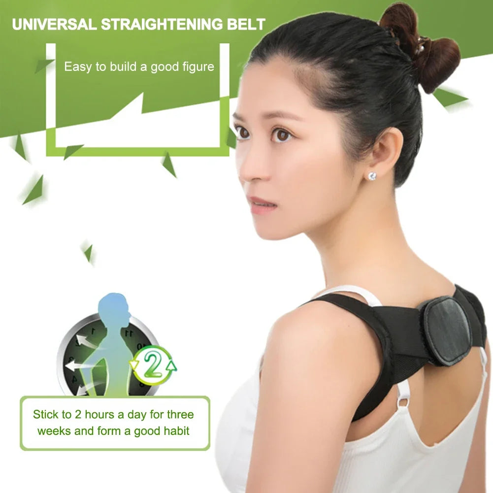 Back Posture Corrector Belt Adjustable Shoulde Neck Spine Reshape Body for Column Posture Correction for Women Men Straightener