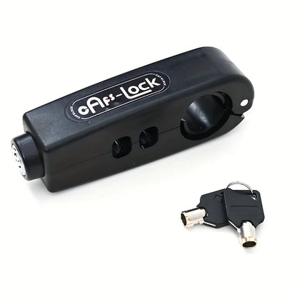 Motorcycle Locks, Universal Motorcycle Handlebar Locks with 2 Keys and Gaskets, Front Brake and Clutch Locks, Anti-Theft and Pry, Grip Locks for Bicycles, Mountain Bikes, Off-Road Motorcycles