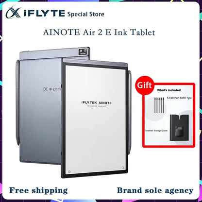 iFLYTEK AINOTE Air 2 E Ink Tablet for Paper Tablet 8.2" Note Taking E Paper Tablet for Adults Premium