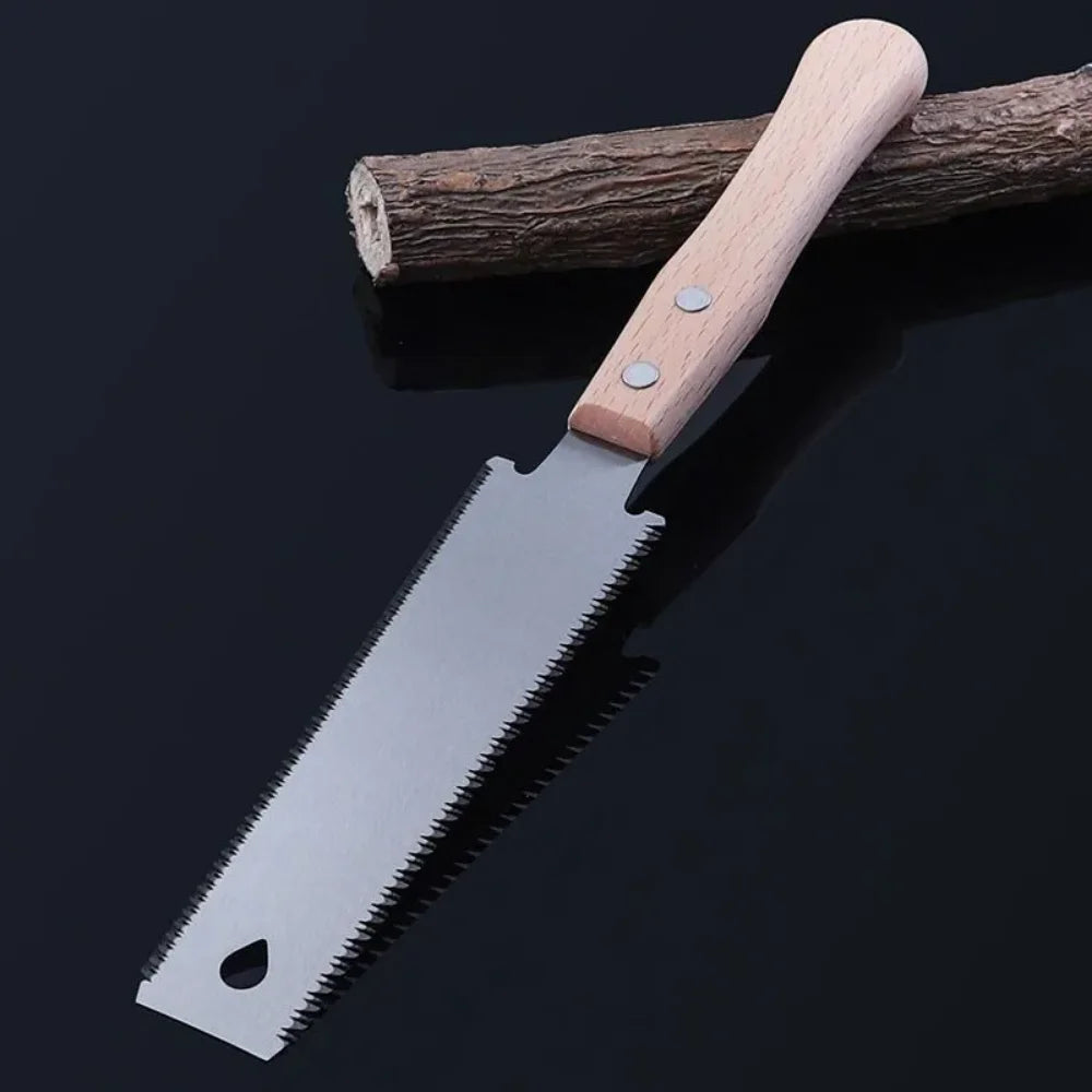 310MM Steel Saw Double Edged Japanese Pull Saw Flexible Blade Hand Saw for Woodworking Cutting Saw