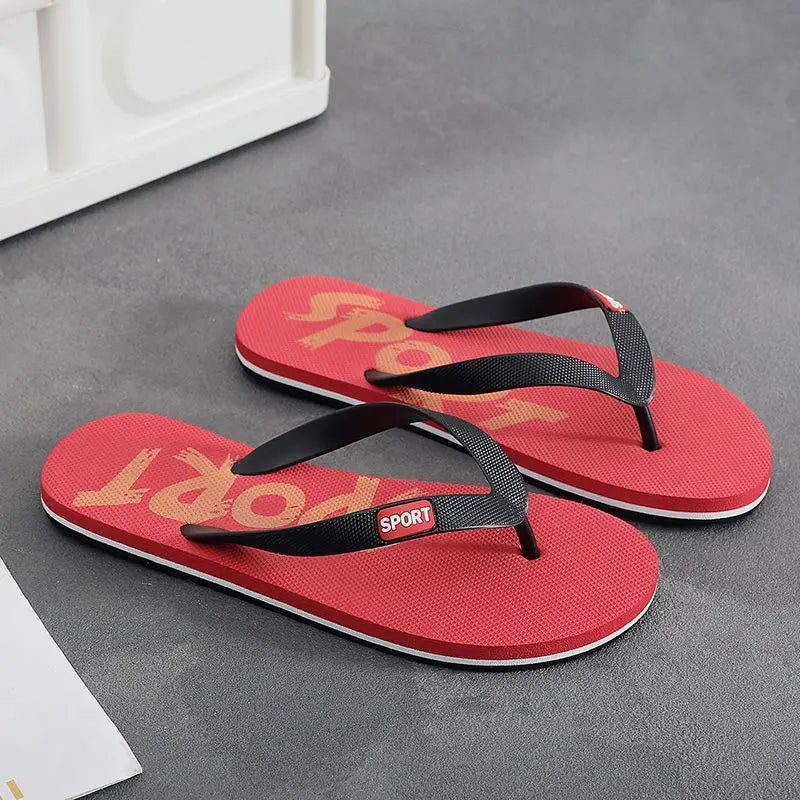 Flip Flops Slippers for Men Outdoor Beach Sandals Man Designer Luxury Fun Elegant Original Low Price 2025 Fashion Trend Shoes