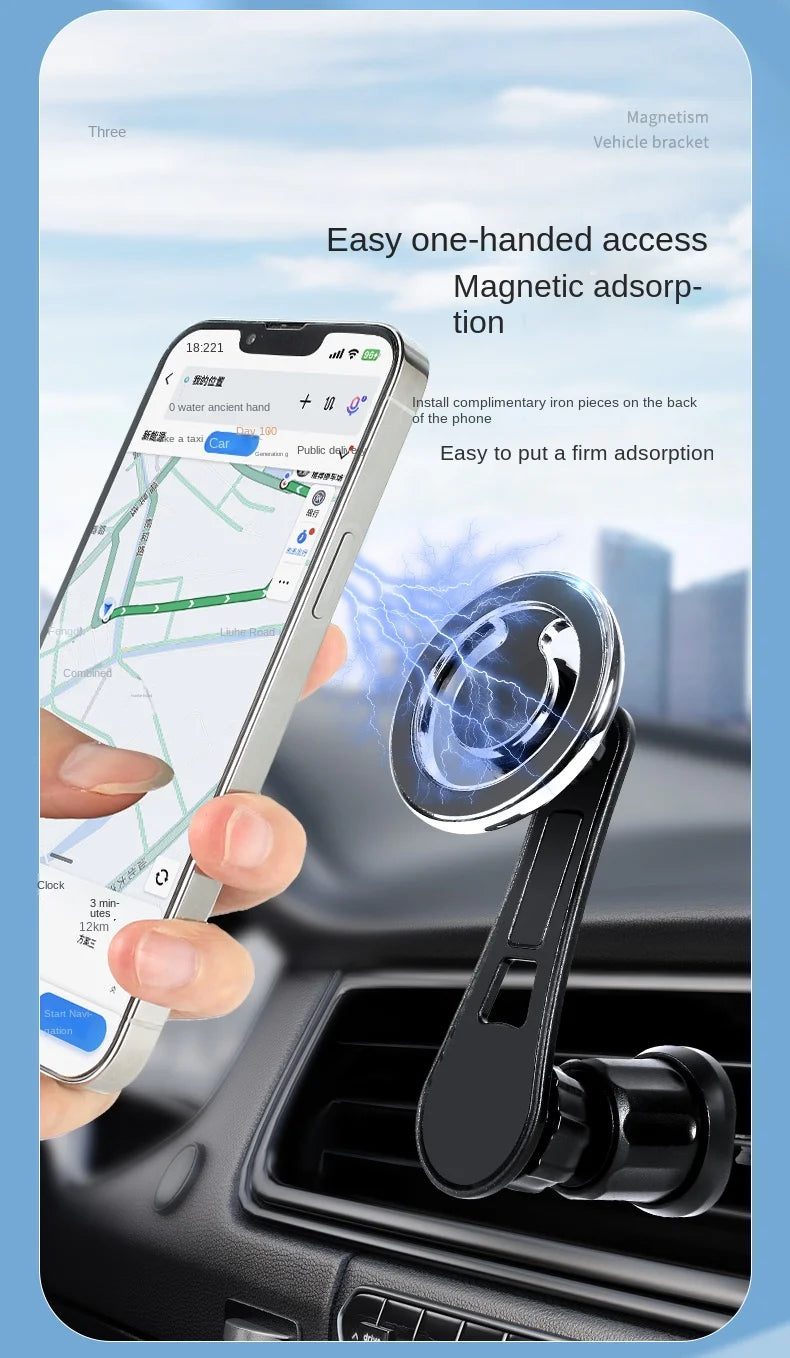 Magnetic Car Phone Holder Stand Magnet Cell Mobile Support Mount GPS Bracket Phone Holder for Car Use