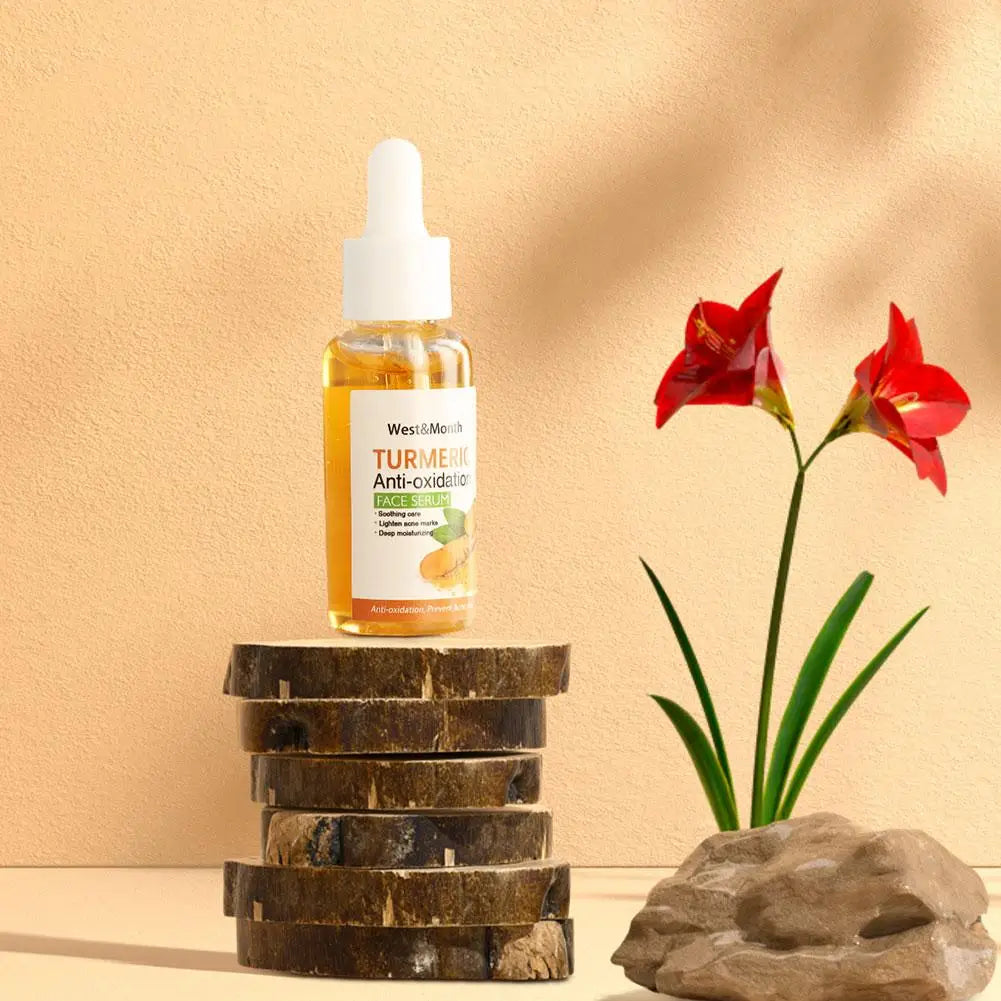 1/2/3PCs Turmeric Face Serum Turmeric Anti-oxidation Serum Turmeric Dark Spot Corrector Serum Facial Brighten White Turmeric Oil
