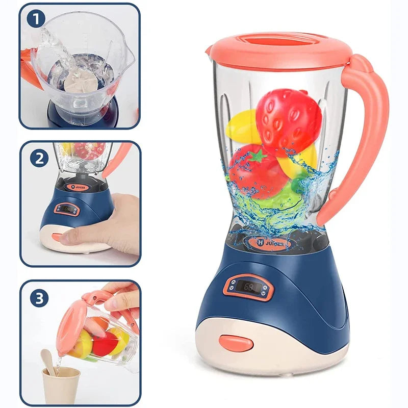 Electric Vacuum Cleaner Kitchen Toys Simulation Juice Machine Microwave Pretend Play Washing Machine Kids Household Appliances