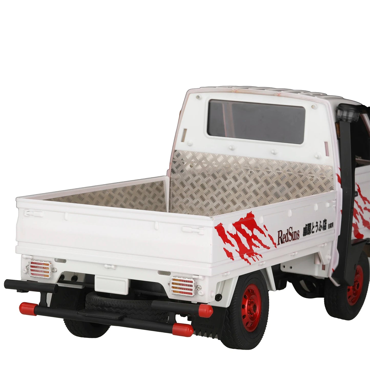 for WPL D12 Truck 3D Metal Lamp Cover Headlight Front & Rear Light Guard 1/10 RC Trailer Remote Control Car Spare Part Upgrade