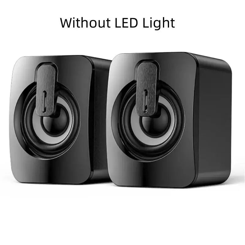 Computer Speakers Definition Sound Quality 3D Surround USB Wired with LED Light for Speakers Computer