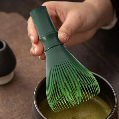 Traditional Matcha Whisk Reusable Resin Matcha Whisk Chasen Dishwasher Safe Matcha Stirrer Matcha Green Tea Powder Preparation