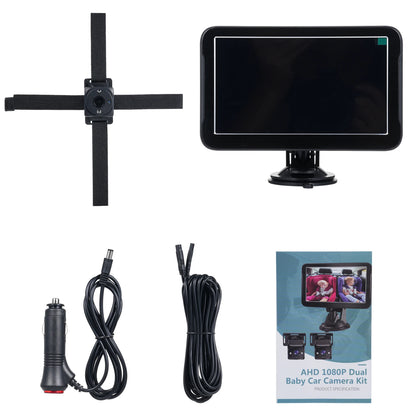 Baby Car Camera 7" Back Seat Baby Car Mirror with Wide Clear View Easily Observe The Baby's Move Baby Car Camera Baby Car Mirror