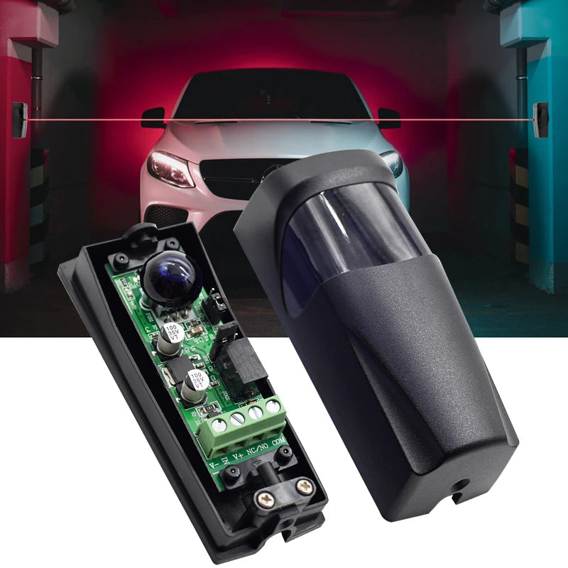 12m garage sliding door gate opener barrier gate Safety beam Sensor/Battery power Infrared Photocell Gate & Door sensor