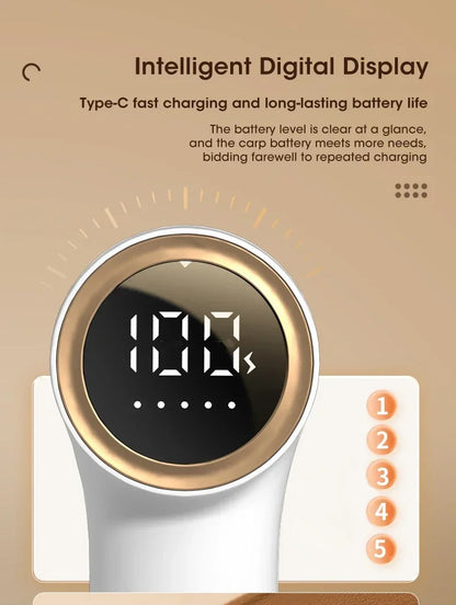 Lint Remover for Clothing Rechargeable Hair Ball Trimmer Fuzz Pellets Clothes Sweater Fabric Shaver Electric Fluff Lint Removers