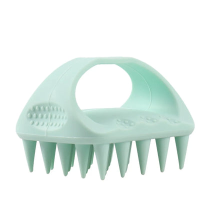 Scalp Scrubber Shampoo Brush Massager Clean Scalp Comb With Handle Hair Washing Brush Scalp Exfoliator Brush Head Scrubber Tools