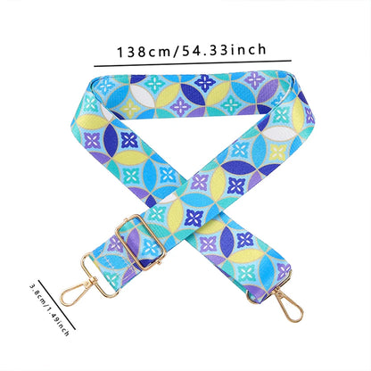 Fashionable And Minimalist Shoulder Strap Print Adjustable Bag Strap Luggage Replaceable Travel Accessories
