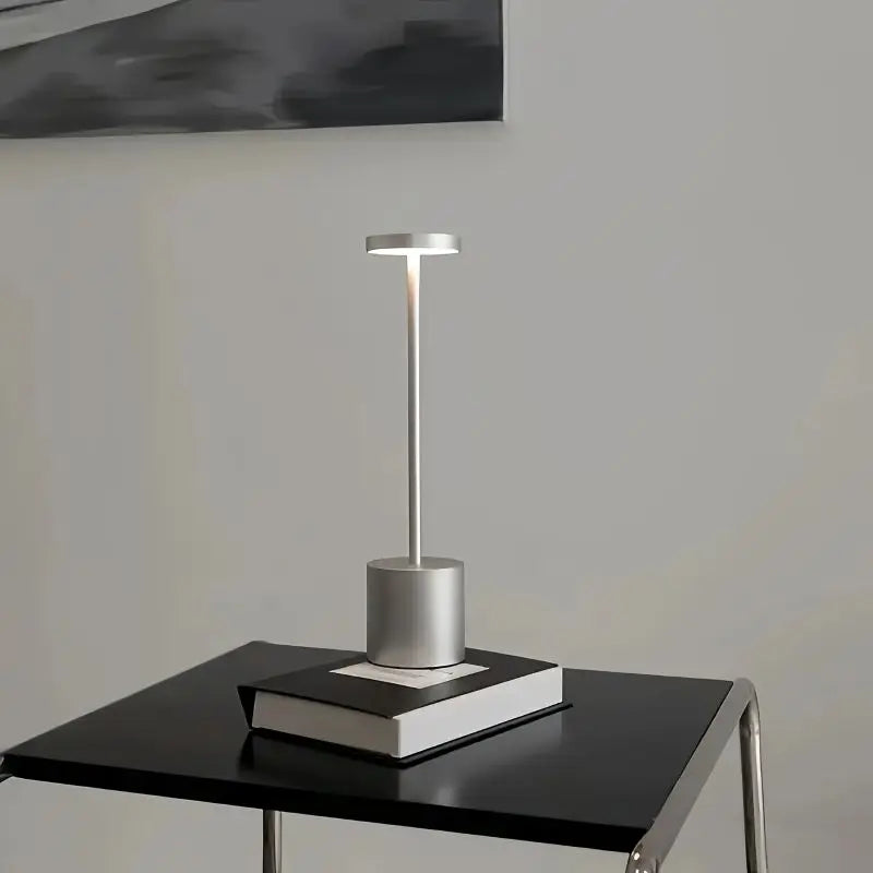 Office Decorative Lamp with Metal Brushed Texture USB Convenient Desk Lamp Suitable for Bedrooms Dining Rooms Living Rooms