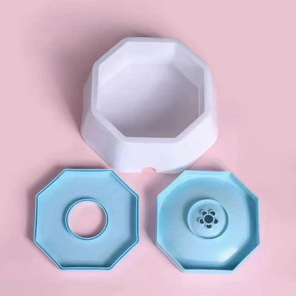 Anti-splash Water Bowl Dogs Drinker Slow Drinking Bowl Non-Wetting Mouth Anti-Overflow Water Feeding Dog Waterer Pet Accessories