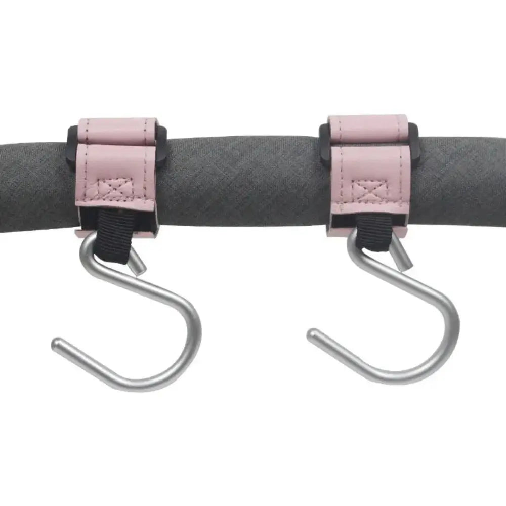 Multifunctional S Shape Baby Stroller Hooks PU Solid Color Hanging Hook Cart Organizer Cartoon Stroller Accessories Baby