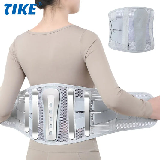 New Back Braces for Lower Back Pain, Lumbar Support for Men and Women, Breathable Soft Mesh Fabric and 5 Stays All-round Support