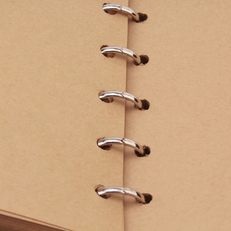 1PC Retro Leaf Notebook School Office Stationery Diary Notepad Literature PU Leather Note Book Traveler Journal Planners Gifts