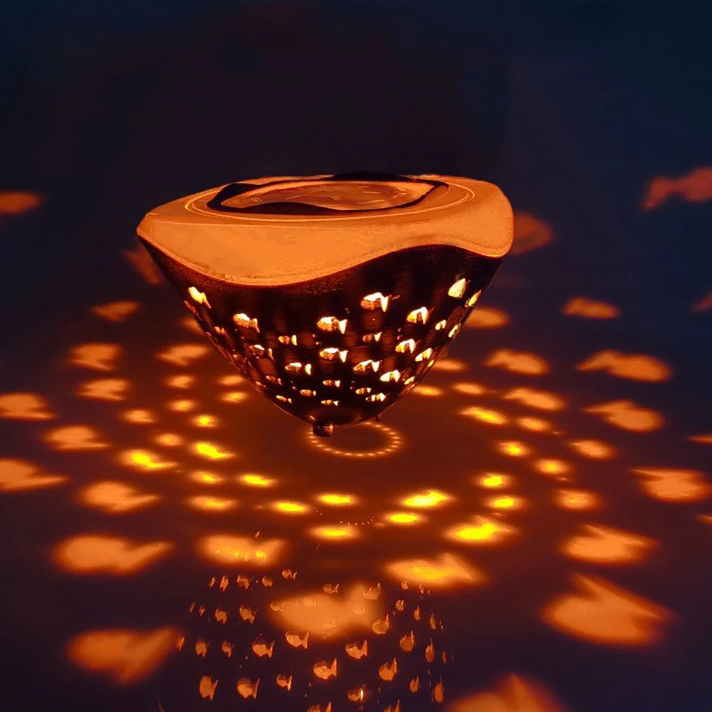 Colorful Underwater Lights Fish Pattern Fountain Projector Light 4 Colors Battery Operated Pool Accessories