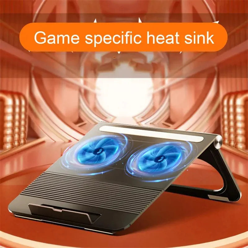 Laptop Cooler Silent Computer Cooling Fans Slim Portable Laptop Cooler Mute Base Game Laptop Stable Stand Laptop Air Cooling
