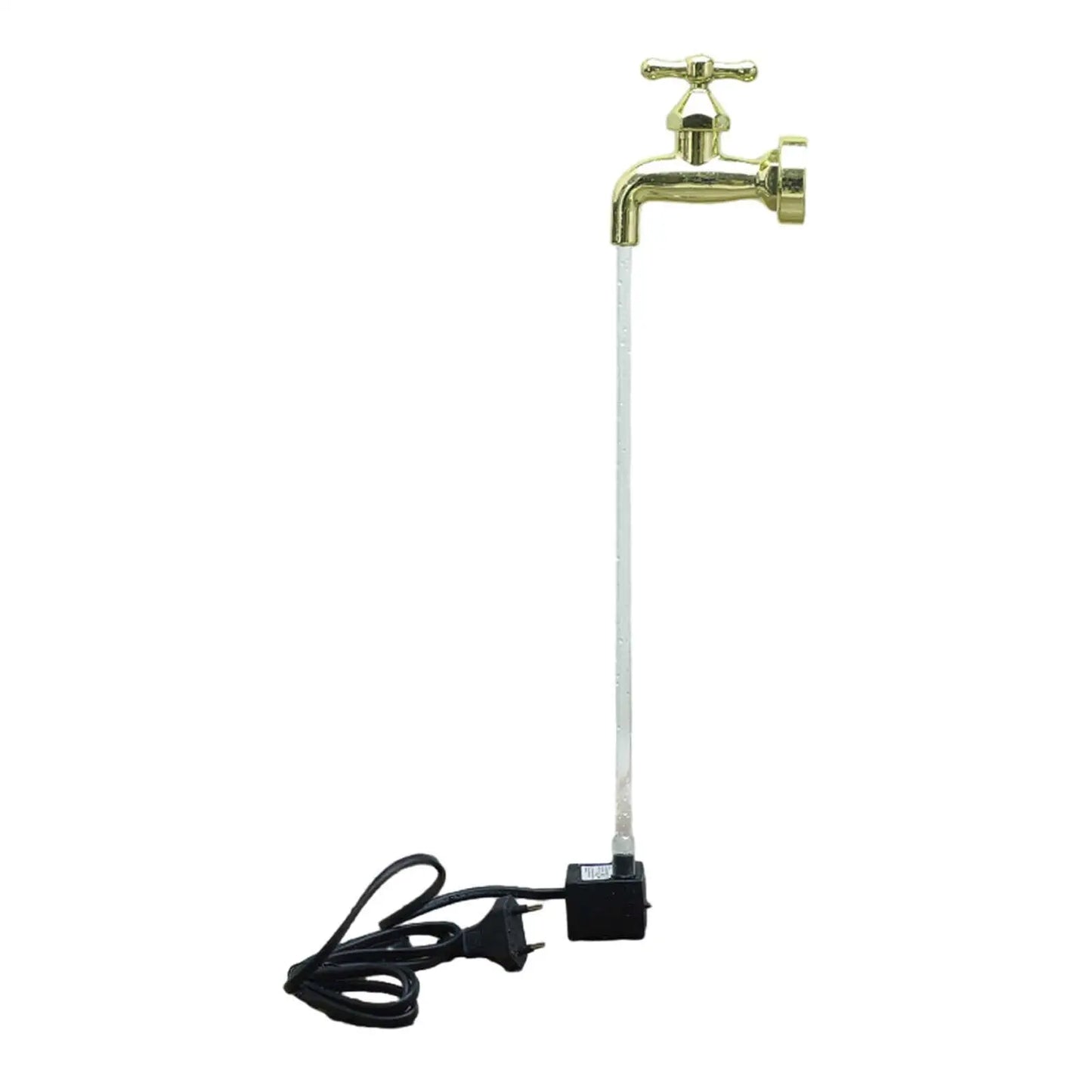 Invisible Flowing Spout Watering Can Fountain Floating Tap Water Fountain Tabletop Fountain for Porch Indoor DIY Art Decor Pools