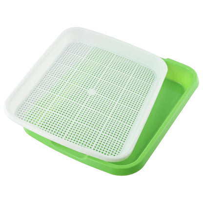 Microgreens Sprouter Tray Hydroponic / Sprouting Tray For Sprouts Vegetable Horticultural Garden DIY Nursery Potted
