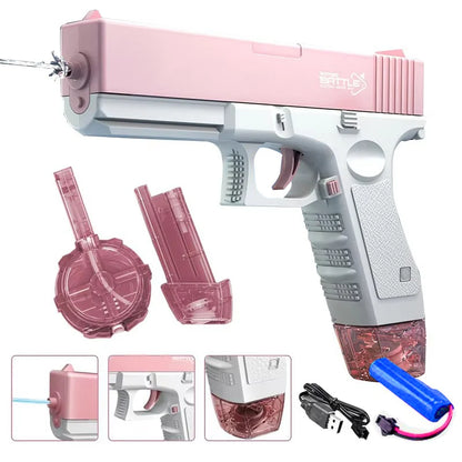 Electric Water Gun Toy Portable Automatic  Electric Burst Water Gun Kids Outdoor Water Toys