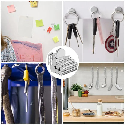 Super Powerful Magnets Strong Disc Magnets for Fridge, DIY, Building, Scientific, Craft 5x2 8x2 10x1 10x2 10x3