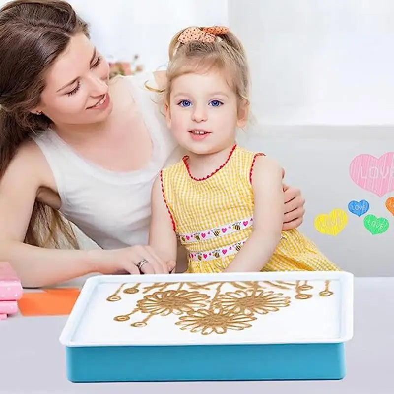 Sand Art Kits For Kids Sand Art Table Light Board For Kids Sand Art Tabletop Lightbox Kinetic Art For Girls And Boys As Birthday