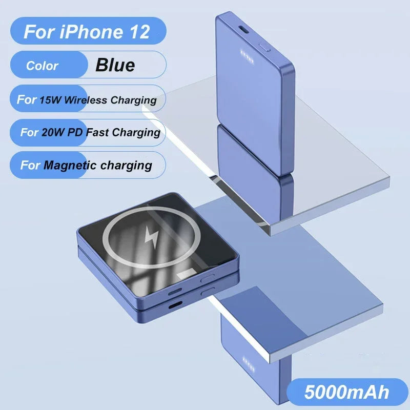 10000mAh Wireless Power Bank PD20W Magnetic poverbank For Magsafe Phone Battery iPhone 12 13 14 15 16 Pro Max Plus Mini Pover