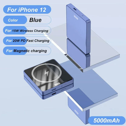 10000mAh Wireless Power Bank PD20W Magnetic poverbank For Magsafe Phone Battery iPhone 12 13 14 15 16 Pro Max Plus Mini Pover