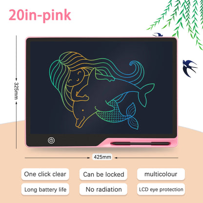 16" / 20" Lcd Writing Tablet / Drawing Tablet / Drawing Board Smart Erasable Graphics Tablet Drawing Writing Pad  Children toys