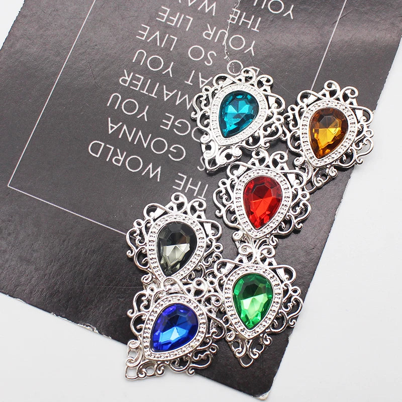 10 pieces of new crystal sewing accessories, sewing accessories, decorations, artificial accessories, used to decorate the party