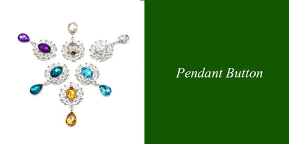 5Pcs Alloy pearl accessories DIY jewelry accessories rhinestone drill disc accessories DIY hair accessories clothing accessorie