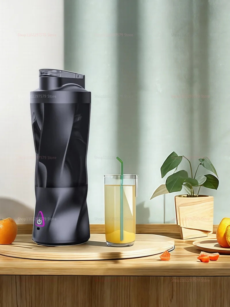 Portable Juicer Blender USB Rechargeable 700ML Large Capacity Outdoor Fruit Smoothie Maker Dual-Use Mixer for Fitness and Travel